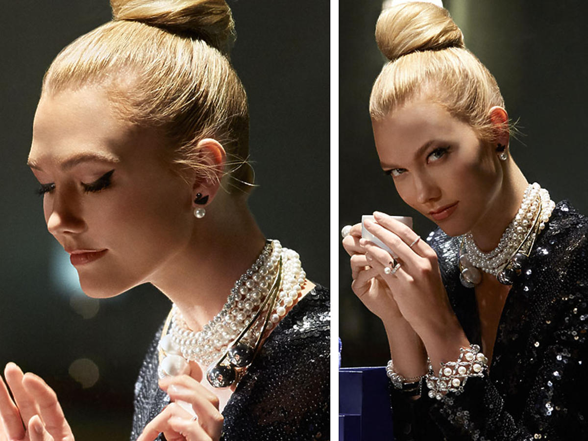 Karlie Kloss jako Audrey Hepburn dla Swarovskiego