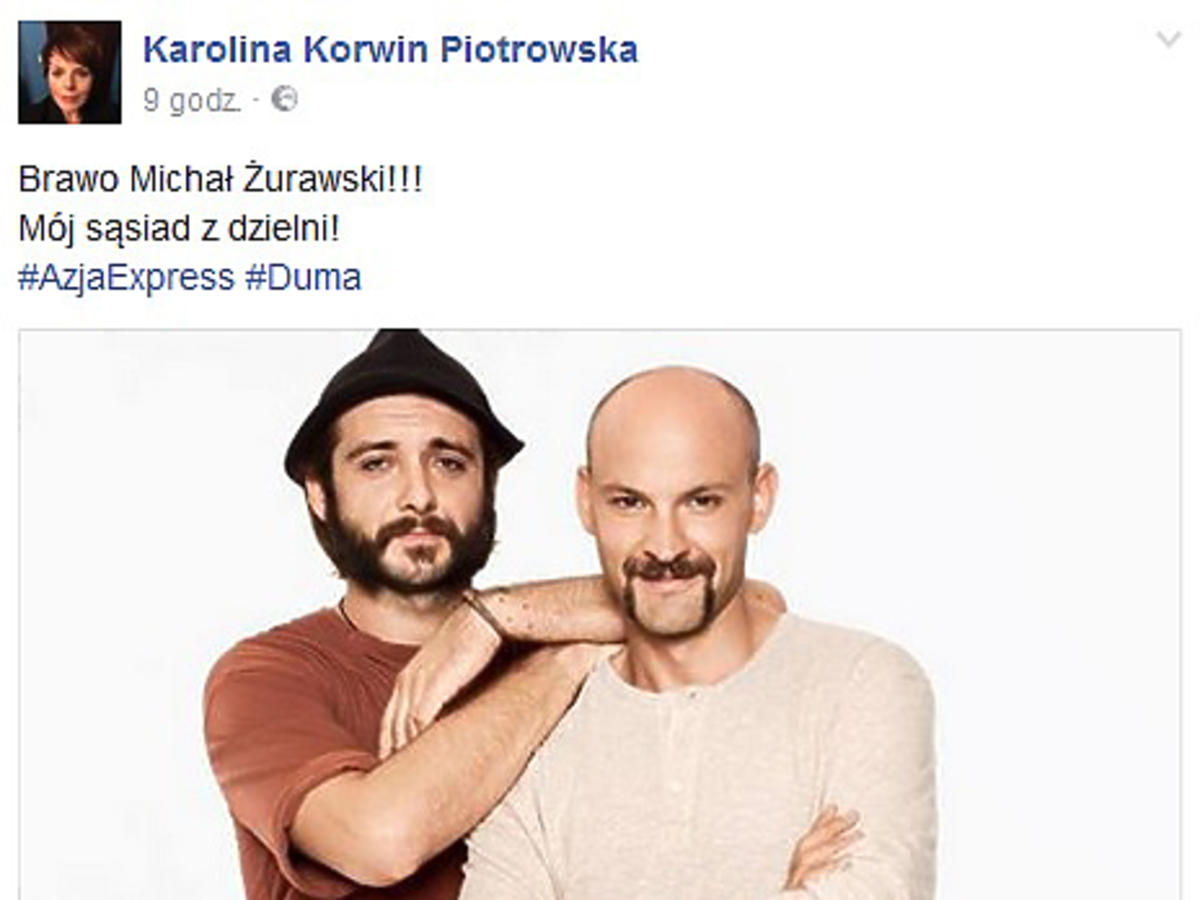 Karolina Korwin-Piotrowska o finale
