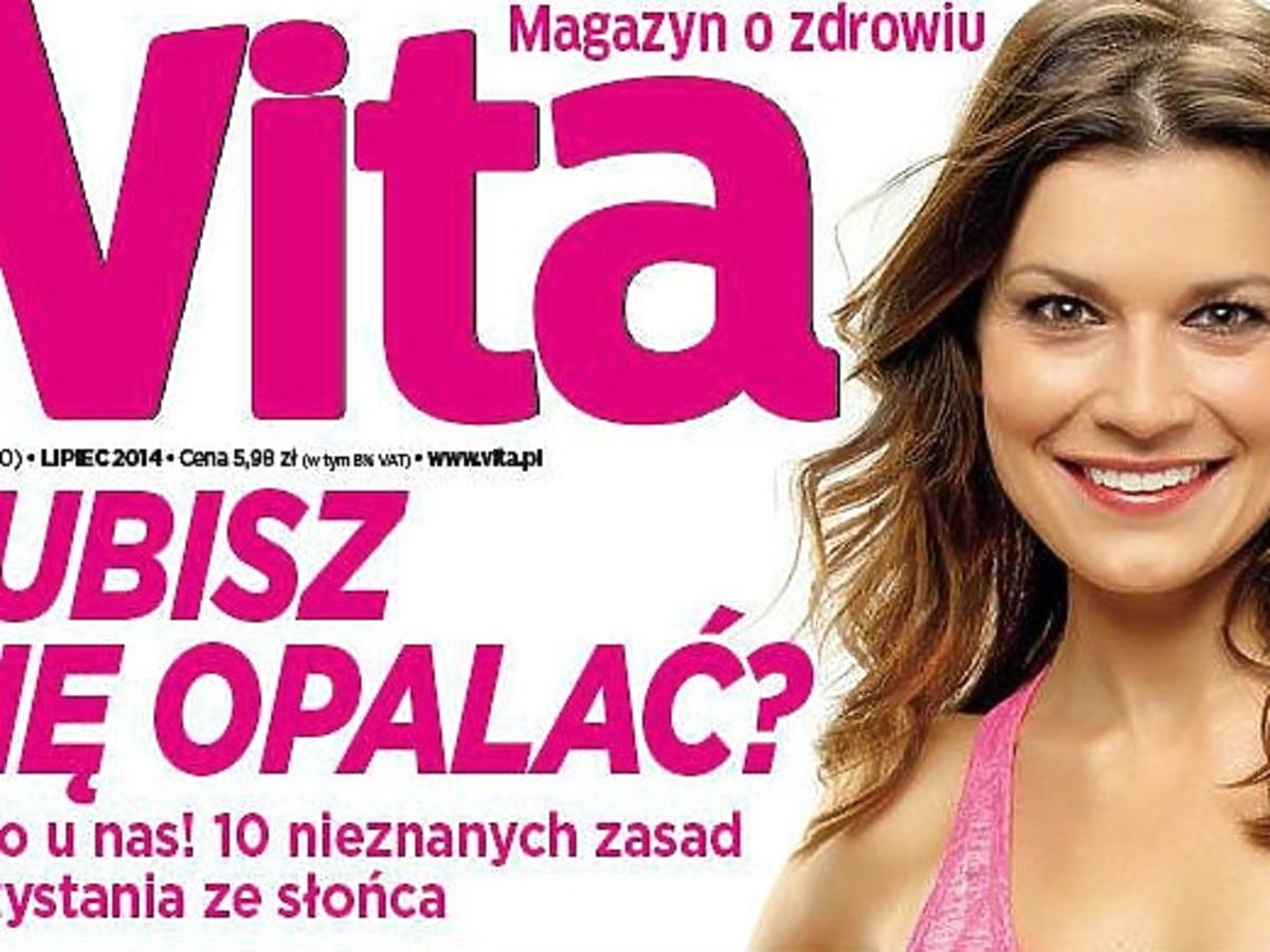 Kasia Kępka na okładce magazynu VITA
