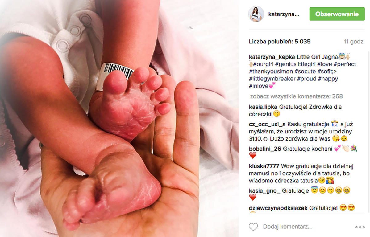 Kasia Kępka urodziła córeczkę!