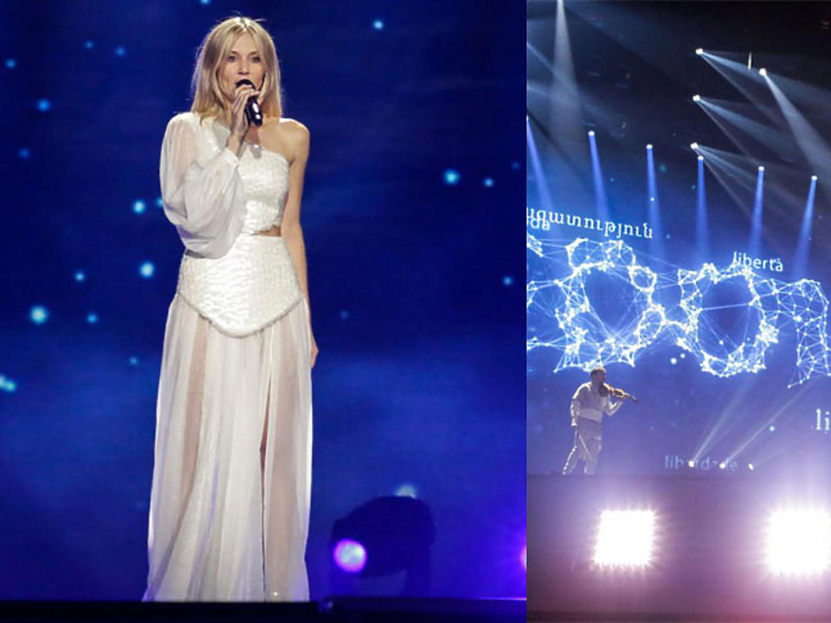 Kasia Moś na próbach do koncertu Eurowizji