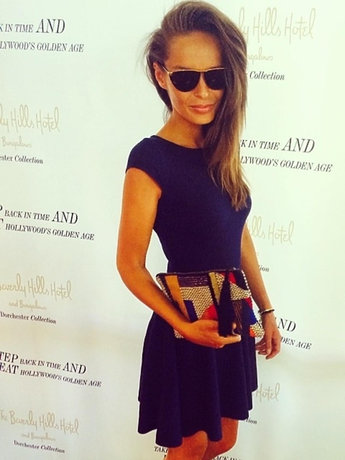 Kasia Sowińska na imprezie w Los Angeles