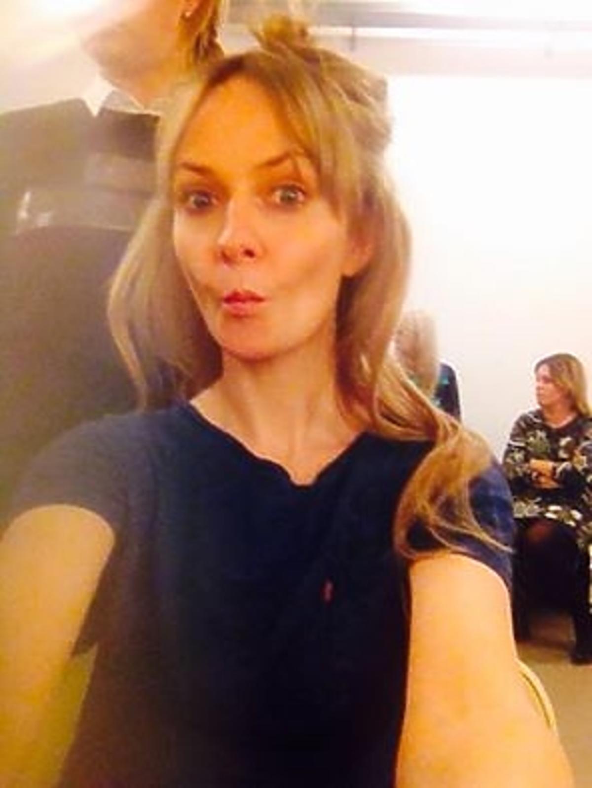 Kasia Stankiewicz robi selfie