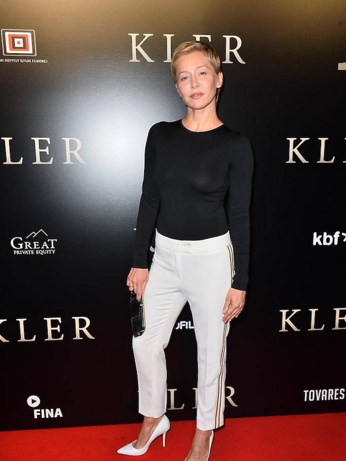 Kasia Warnke na premierze filmu Kler