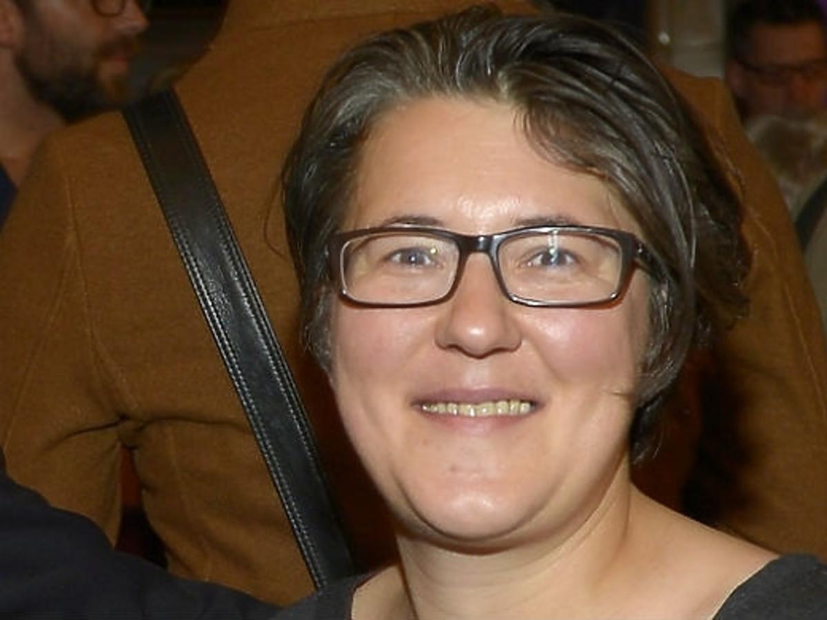 Katarzyna Adamik z dziewczyną na premierze sztuki