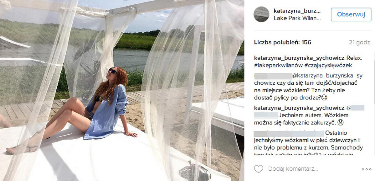 Katarzyna Burzyńska pochwaliła się, jak wygląda w bikini