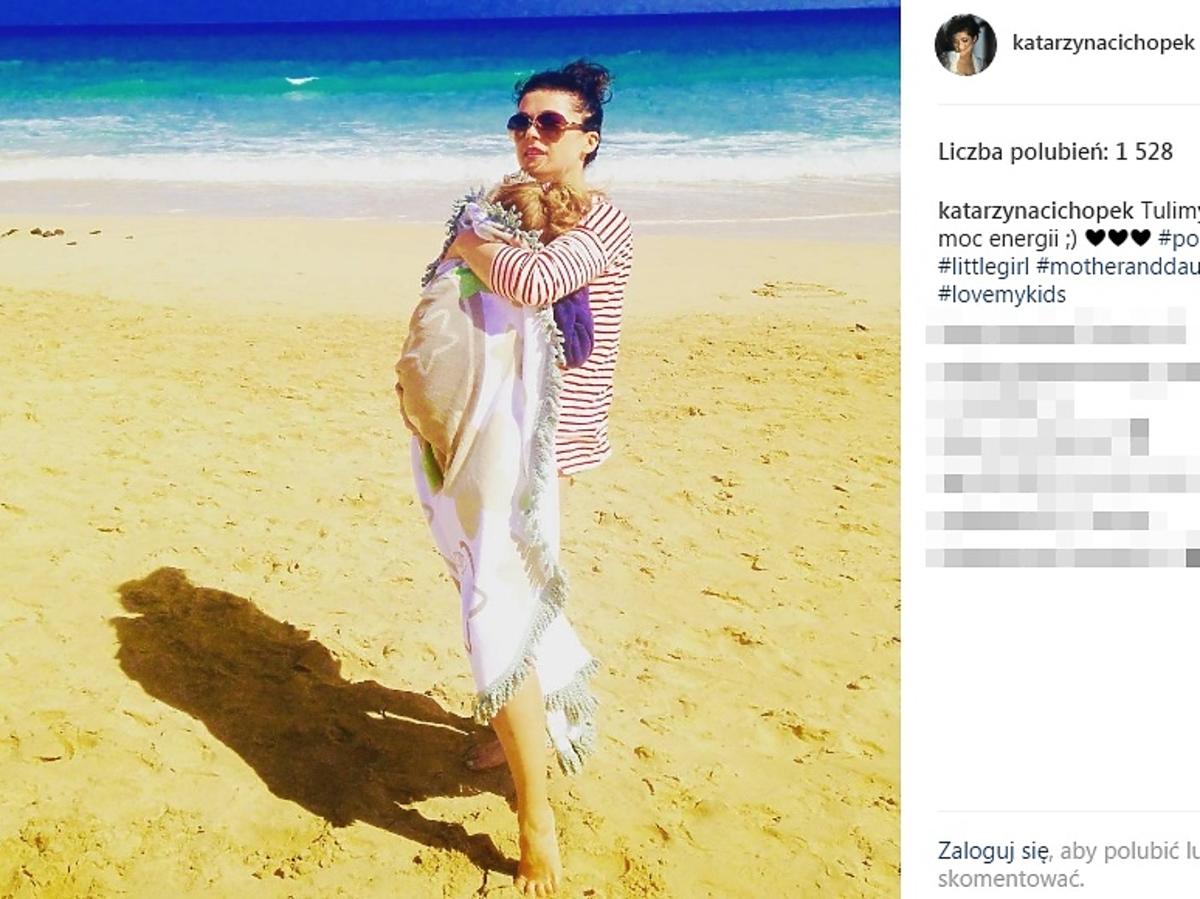 Katarzyna Cichopek z córką