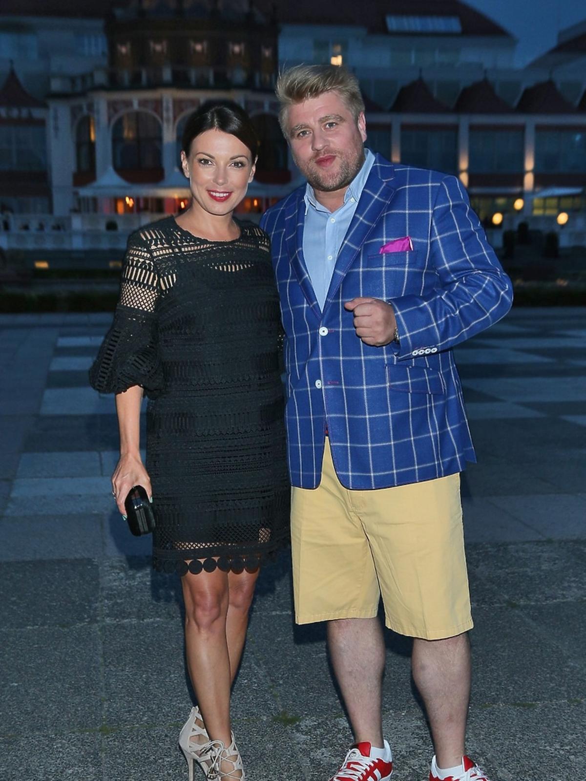 Katarzyna Glinka i Tomasz Jakubiak na Orange Kino Letnie w Sopocie