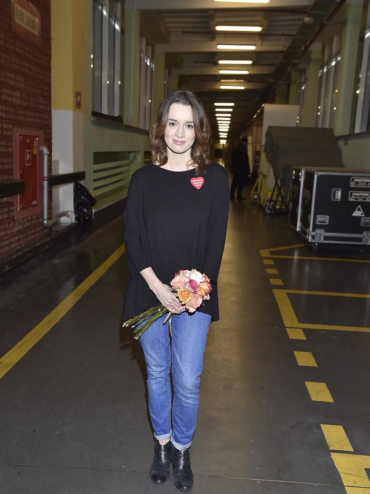 Katarzyna Maciąg podczas 23. finału WOŚP