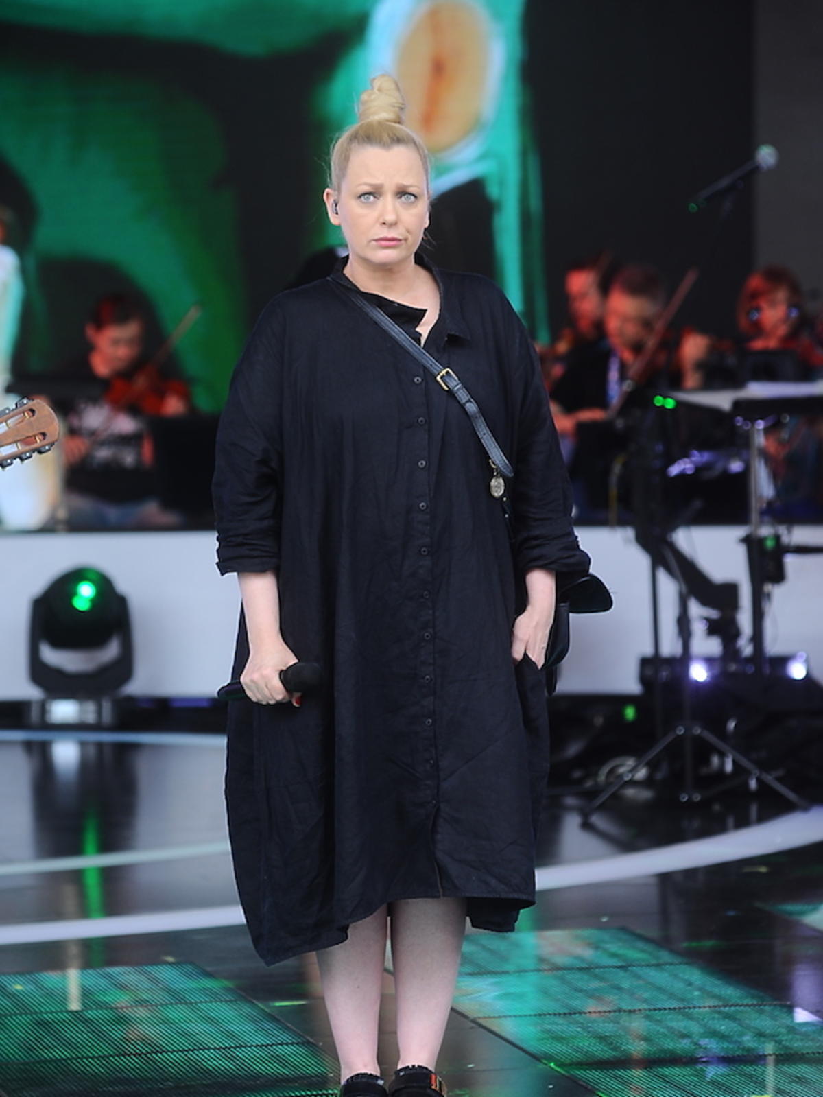 Katarzyna Nosowska na scenie w Opolu
