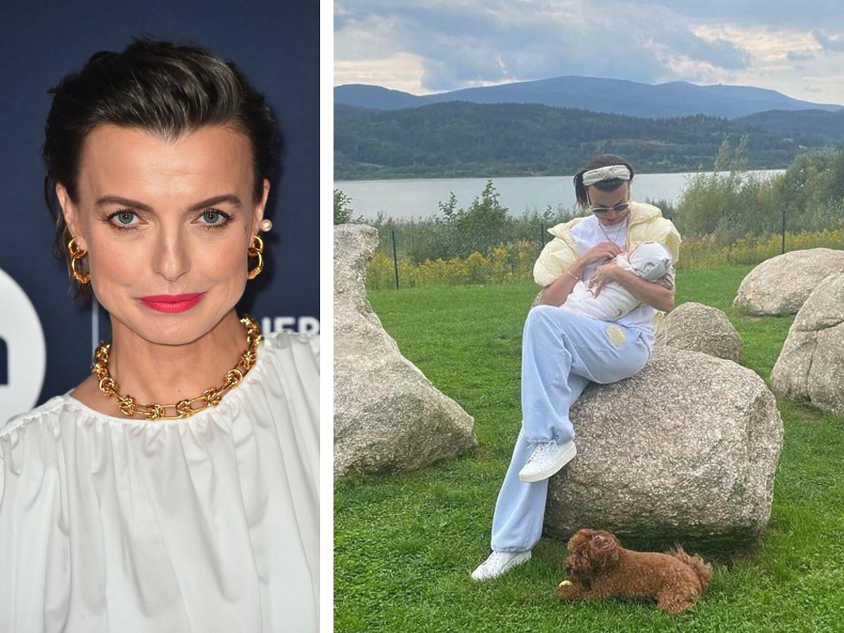Katarzyna Sokołowska wybrała się na pierwsze wakacje z synem. Sklejka dwóch fotografii na główną 1200/900