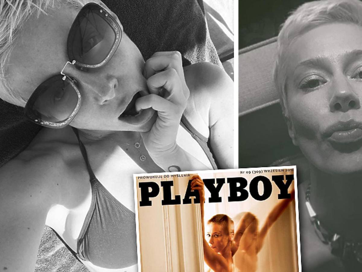 Katarzyna Warnke na Instagramie i okładce Playboya