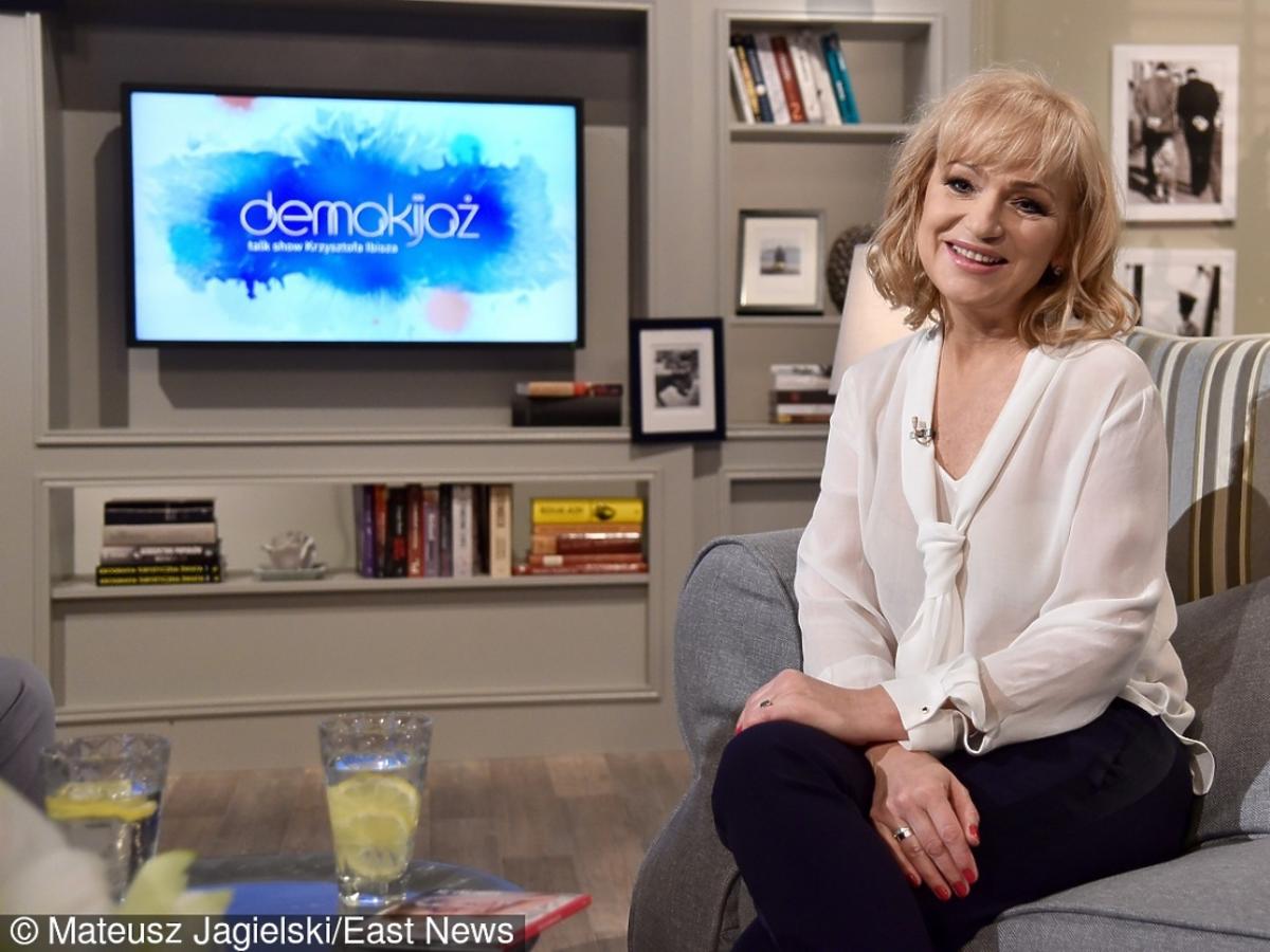 Katarzyna Żak na planie programu Demakijaż