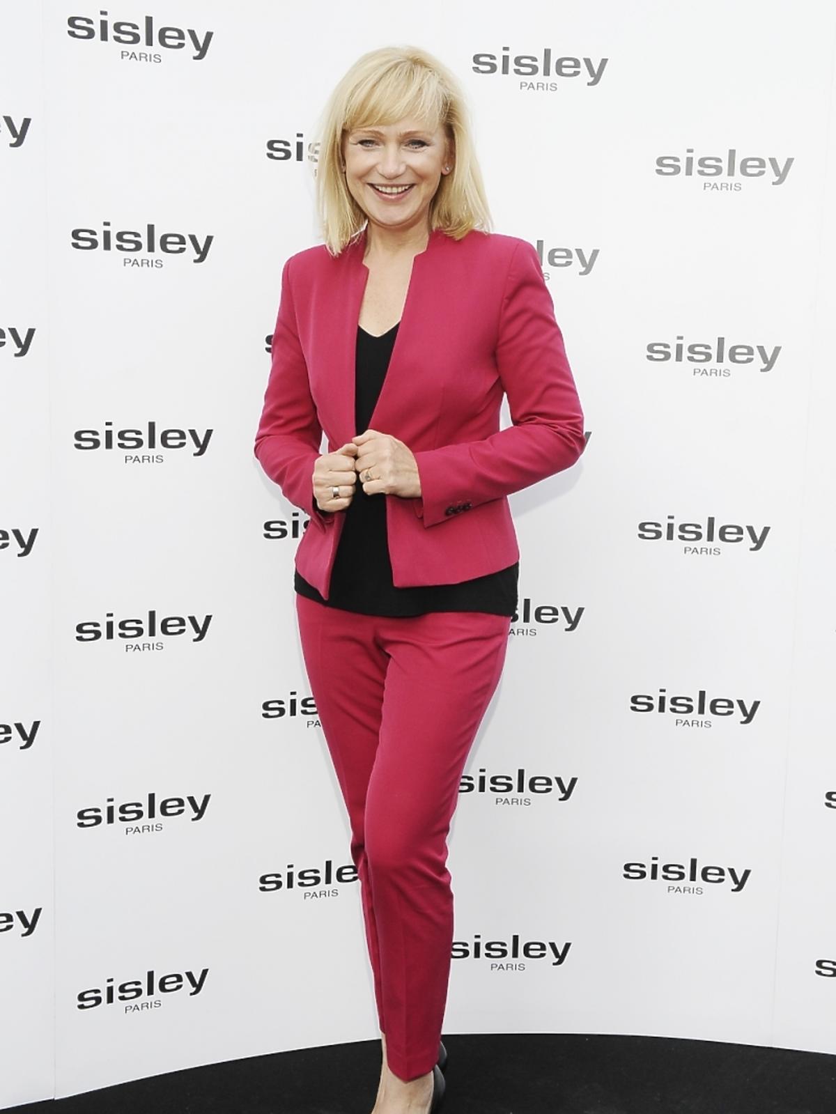 Katarzyna Żak  na prezentacji nowych produktów Sisley