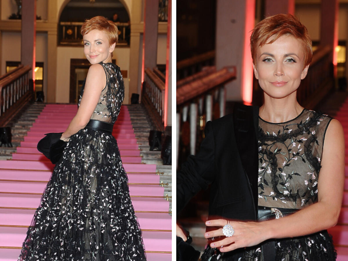 Katarzyna Zielińska na pokazie nowej kolekcji H&M i Giambattista Valli