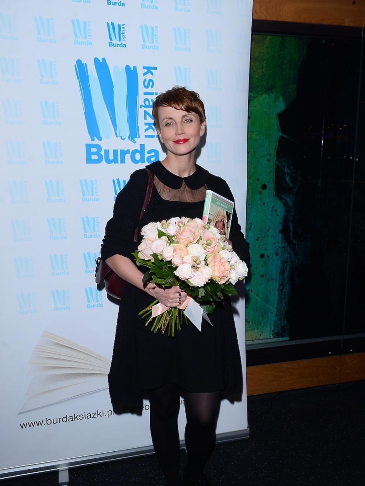 Katarzyna Zielińska na premierze książki Agaty Młynarskiej