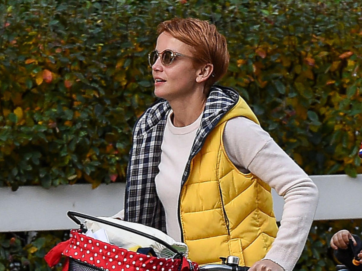 Katarzyna Zielińska w żółtej kamizelce