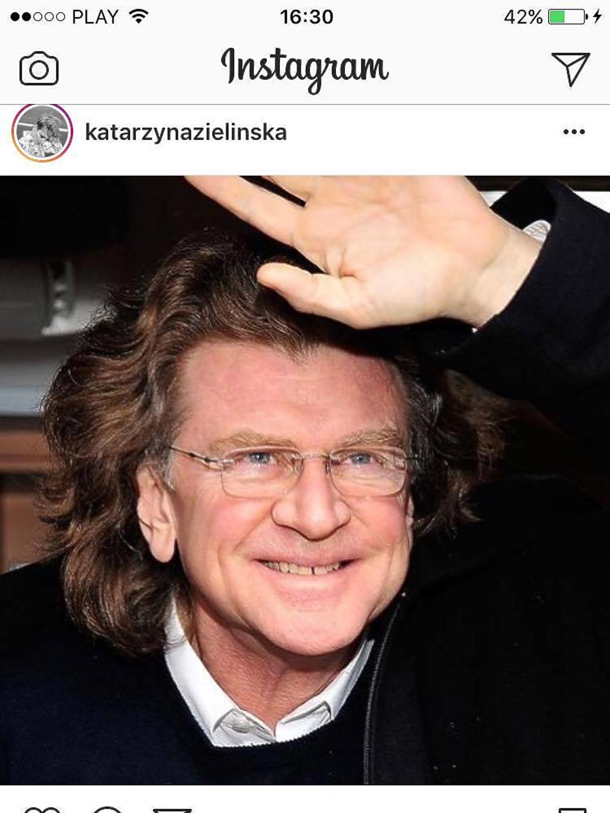 Katarzyna Zielińska żegna Zbigniewa Wodeckiego