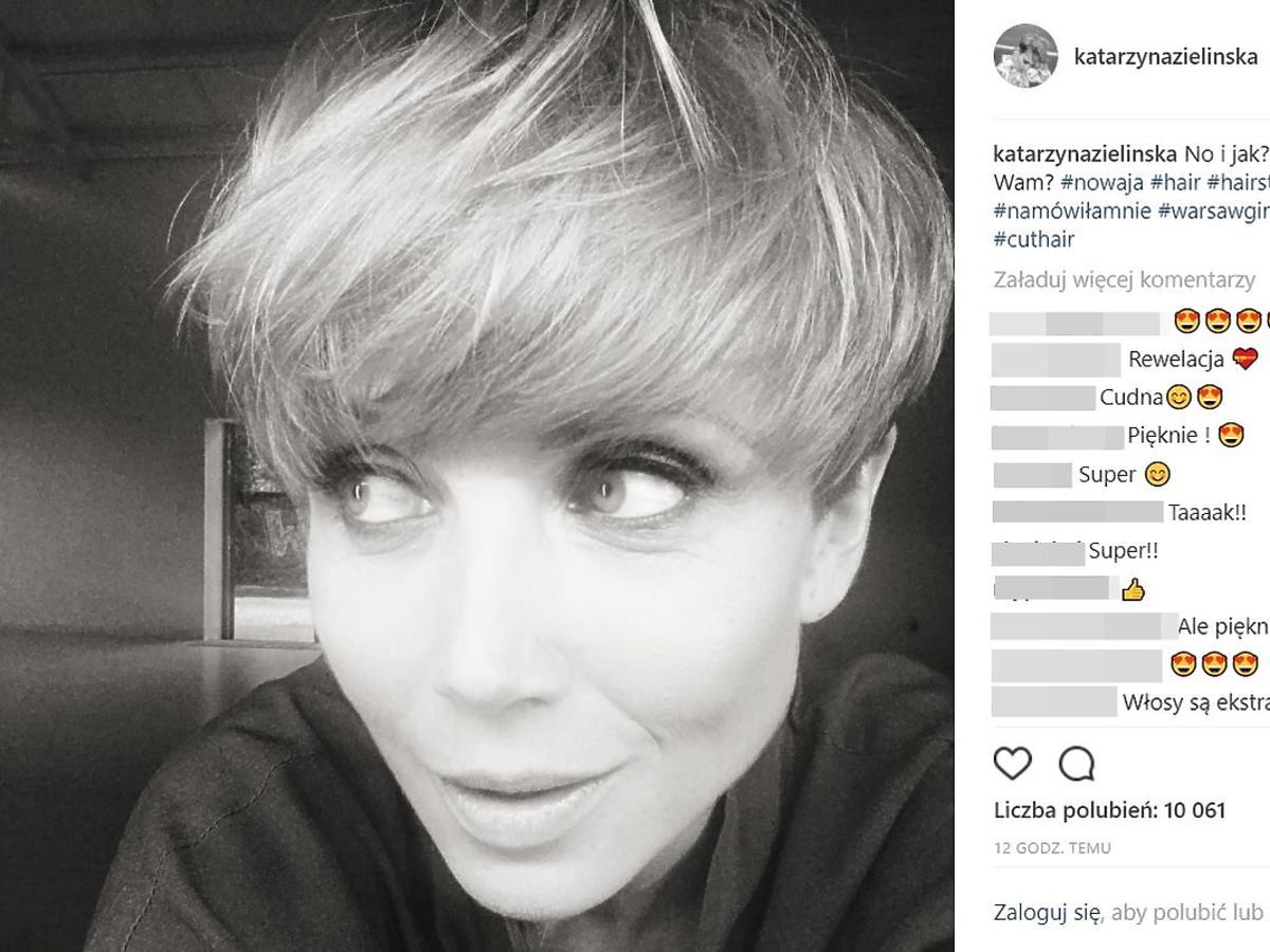 Katarzyna Zielińska zmieniła fryzurę