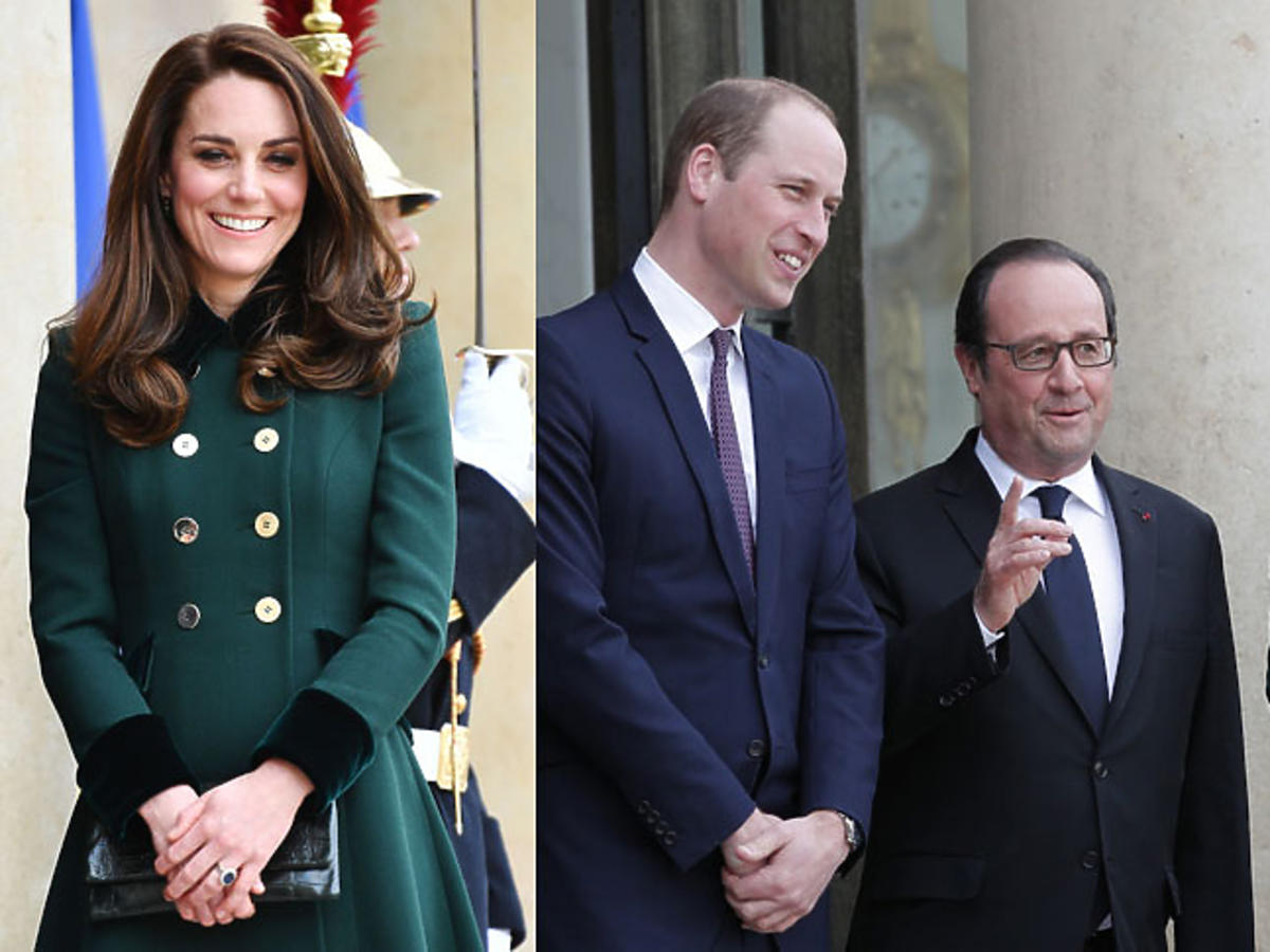 Kate i William w Paryżu