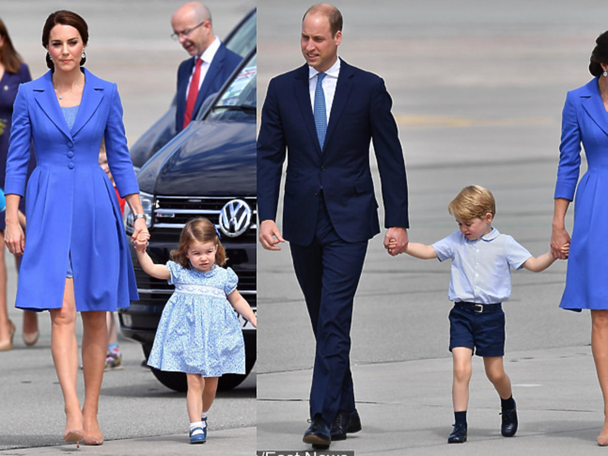 Kate i William z dziećmi opuszczają Polskę