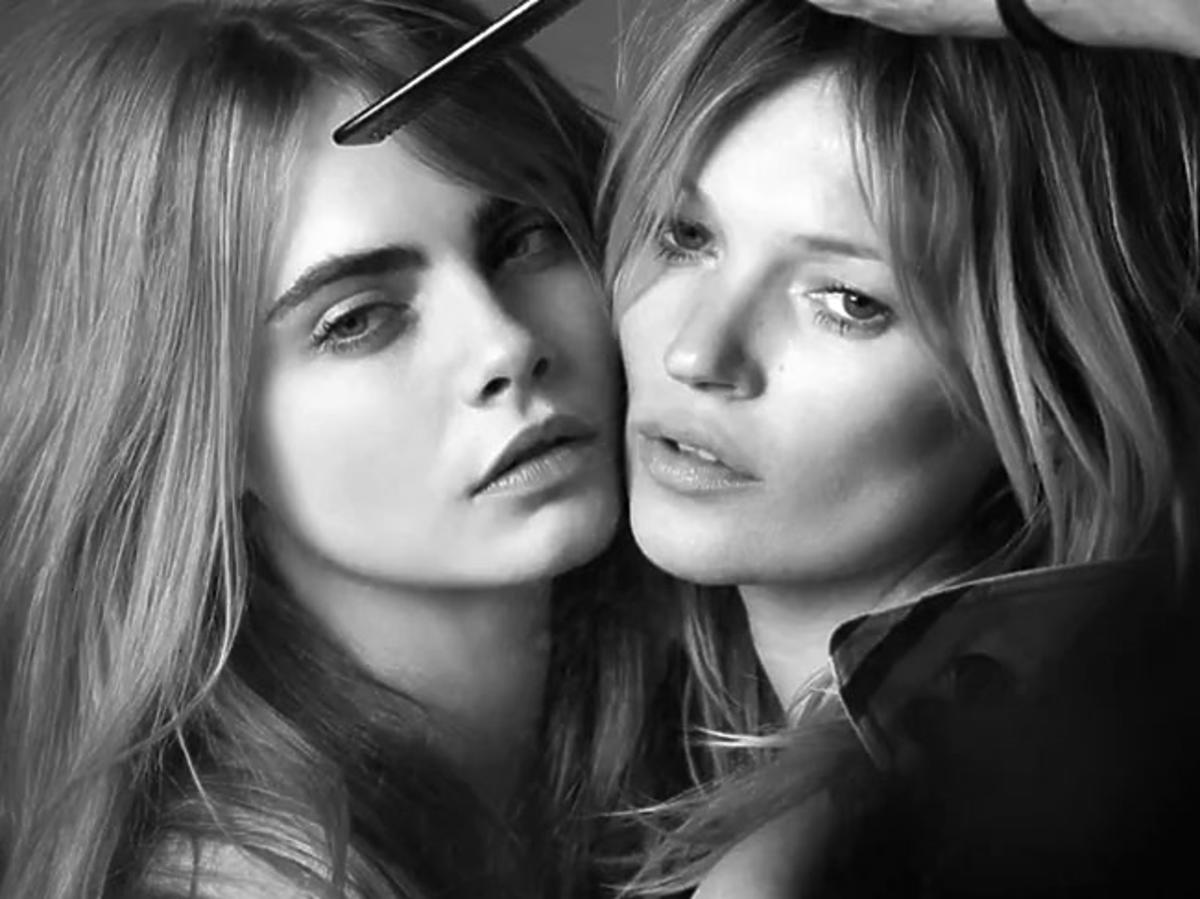 Kate Moss i Cara Delevingne w sesji dla "My Burberry"