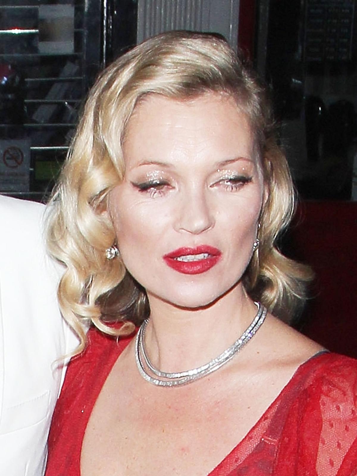 Kate Moss na urodzinach Mario Testino w Londynie