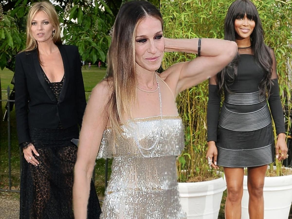 Kate Moss, Naomi Campbell, Sarah Jessica Parker