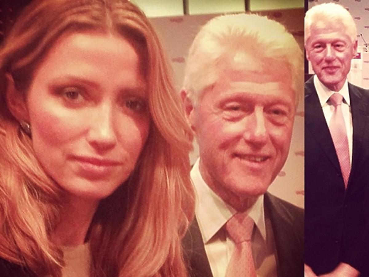 Kate Rozz na kolacji z Billem Clintonem
