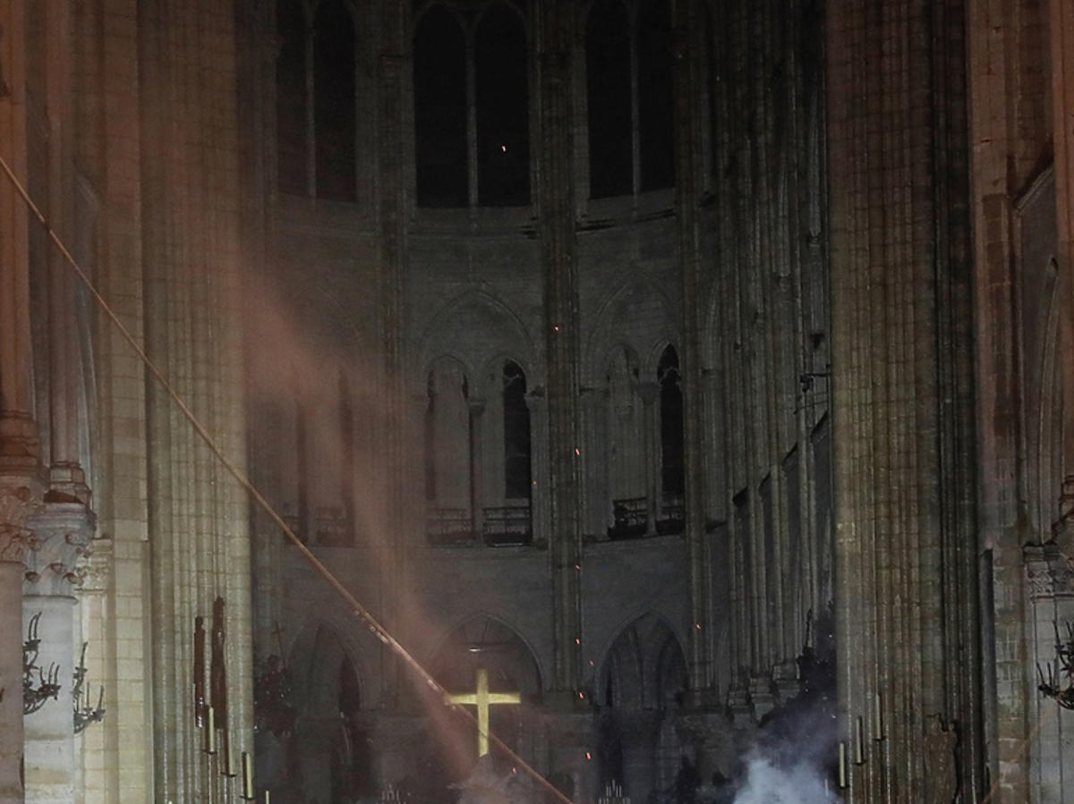 katedra Notre Dame po pożarze jak wygląda w środku