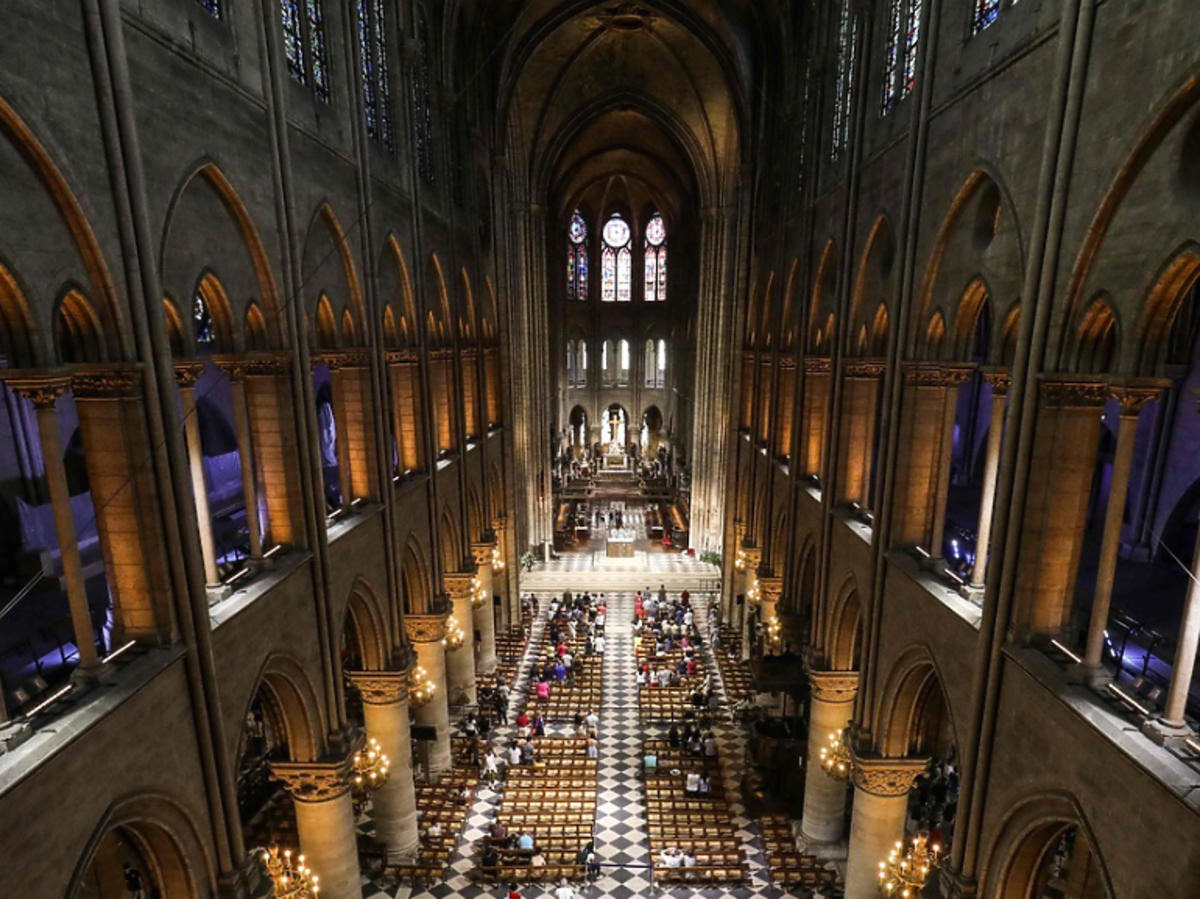 katedra Notre Dame wnętrze