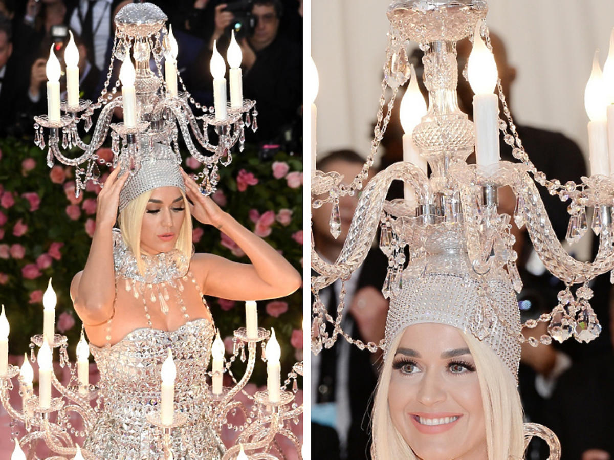Katy Perry na Met Gali 2019 i jej kreacja w kształcie świecznika