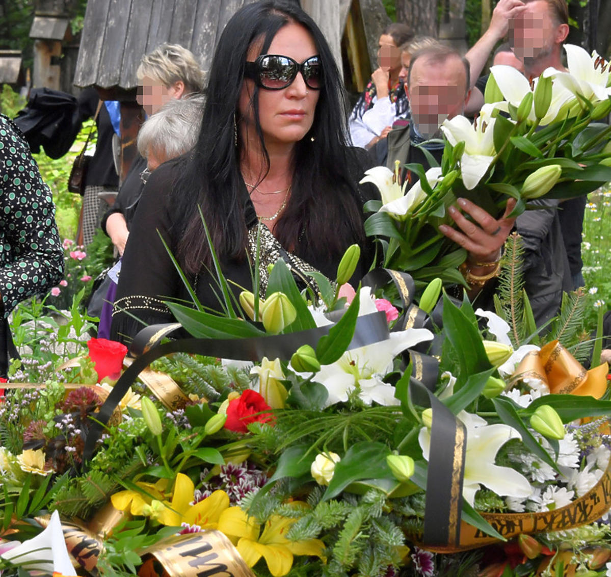 Kayah na pogrzebie Zofii Karpiel Bułecki