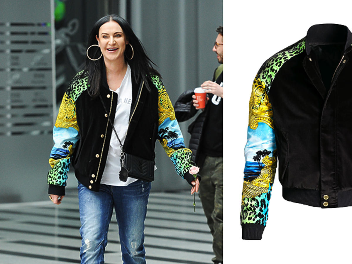 Kayah w kurtce Versace x H&M