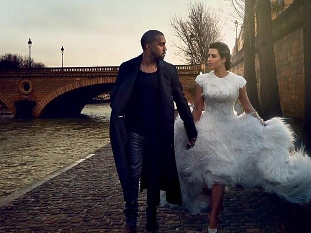 Kim Kardashian i Kanye West sesja Vogue. Zdjęcia Kim Kardashian i Kanye z Vogue. Kardashian w amerykańskim Vogue