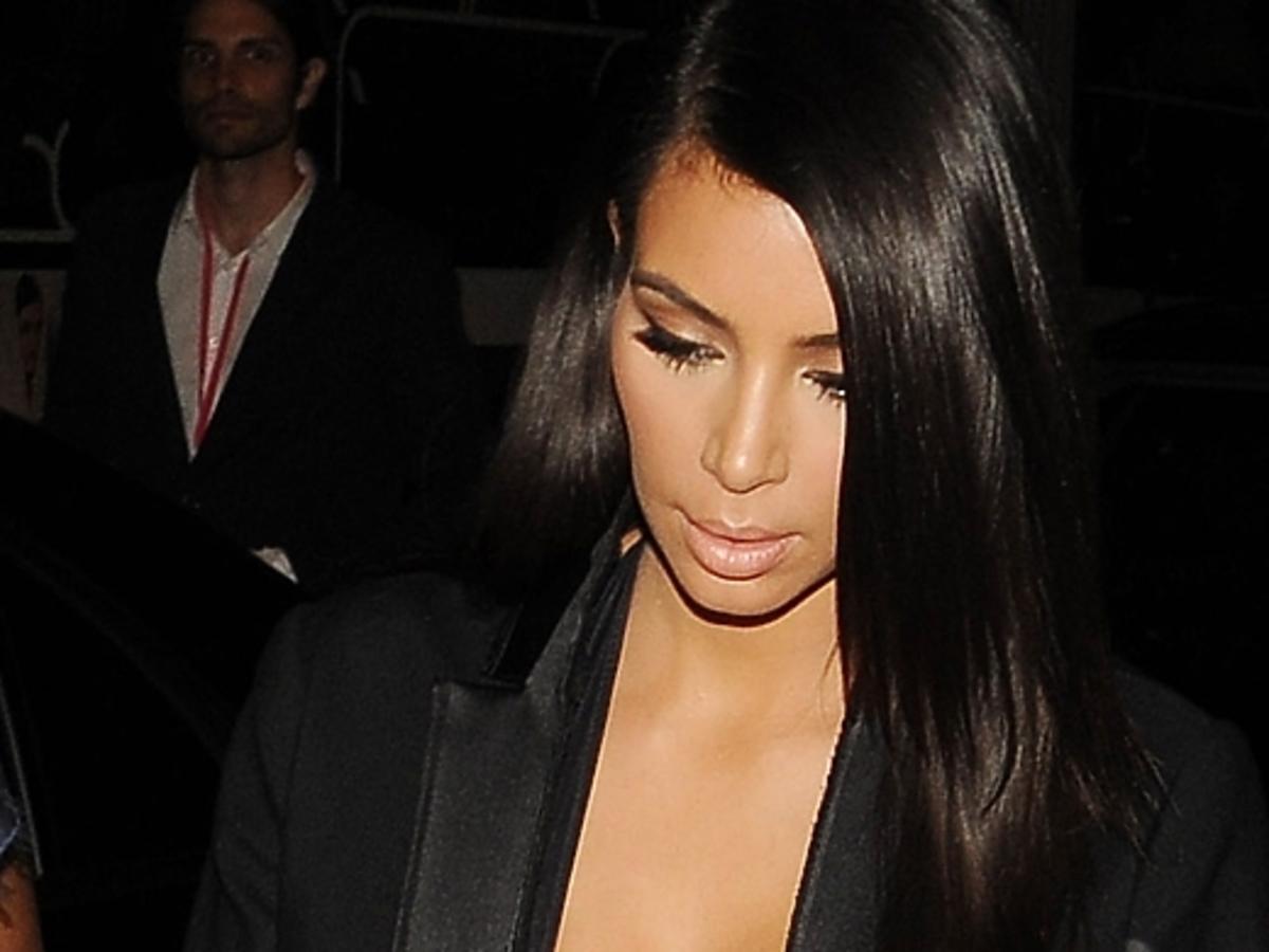 Kim Kardashian i Kanye West wracają z pokazu Lanvin w Paryżu