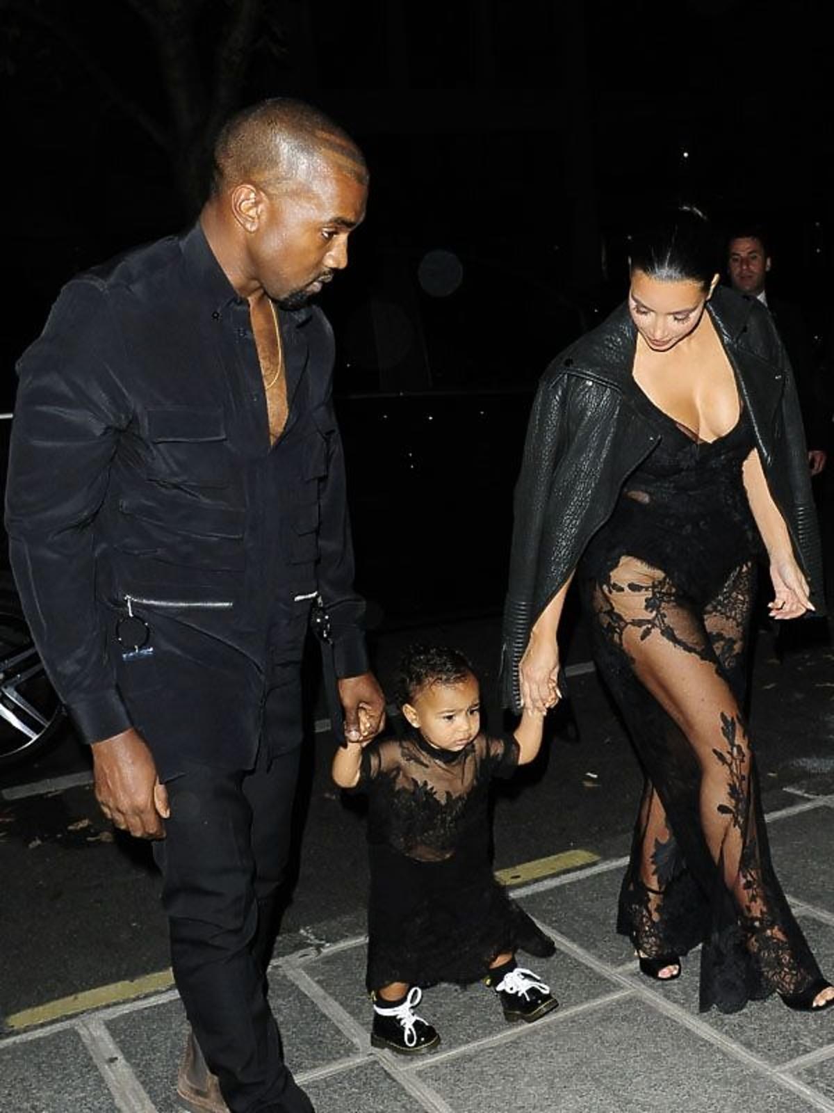 Kim Kardashian, Kanye West, North West