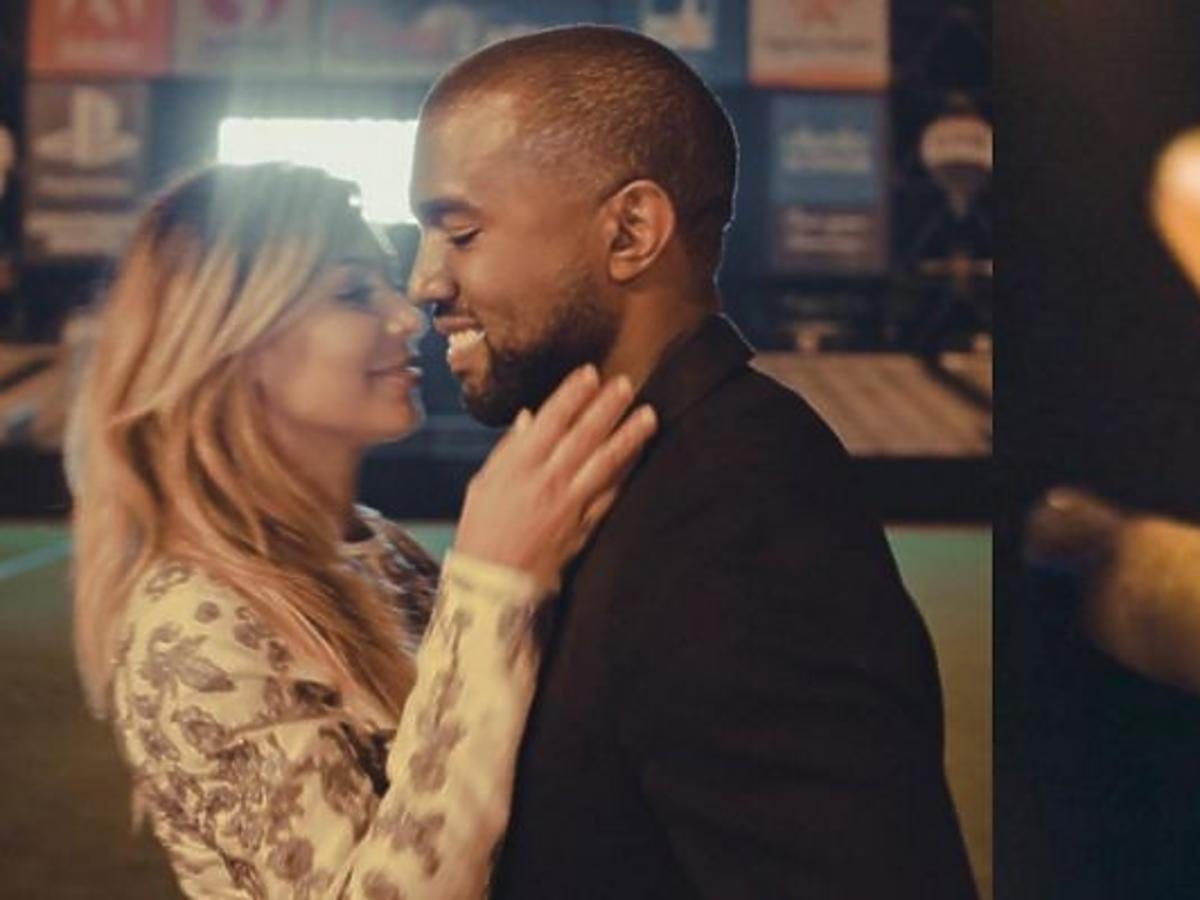 Kim Kardashian, Kanye West podczas zaręczyn w San Francisco