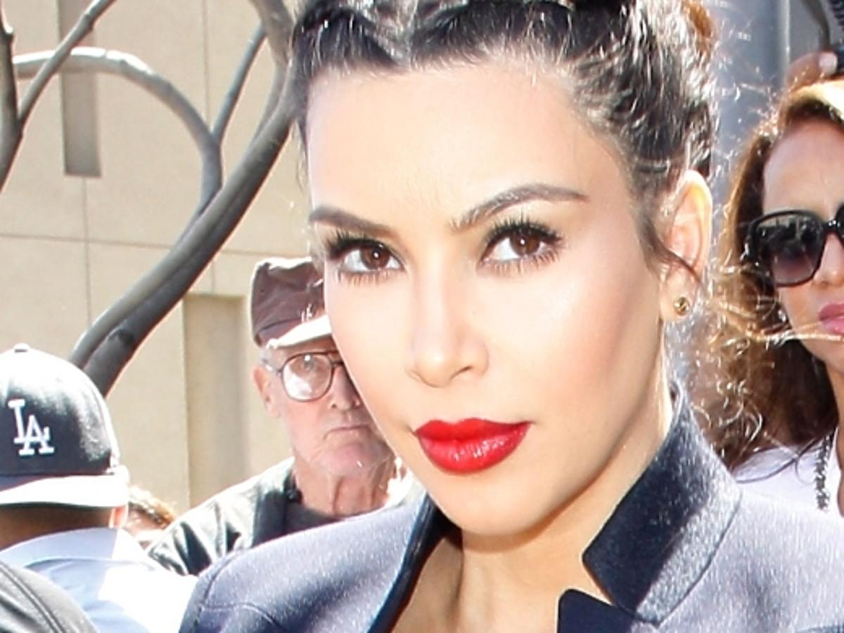 Kim Kardashian pierwszy raz po porodzie