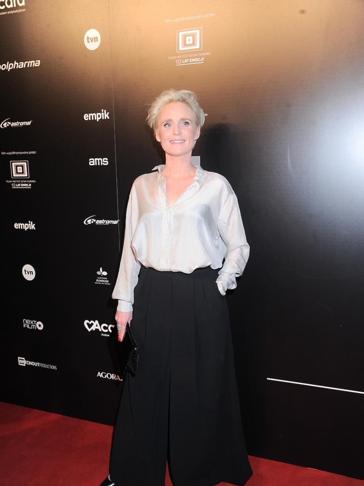 Kinga Preis na premierze filmu Bogowie