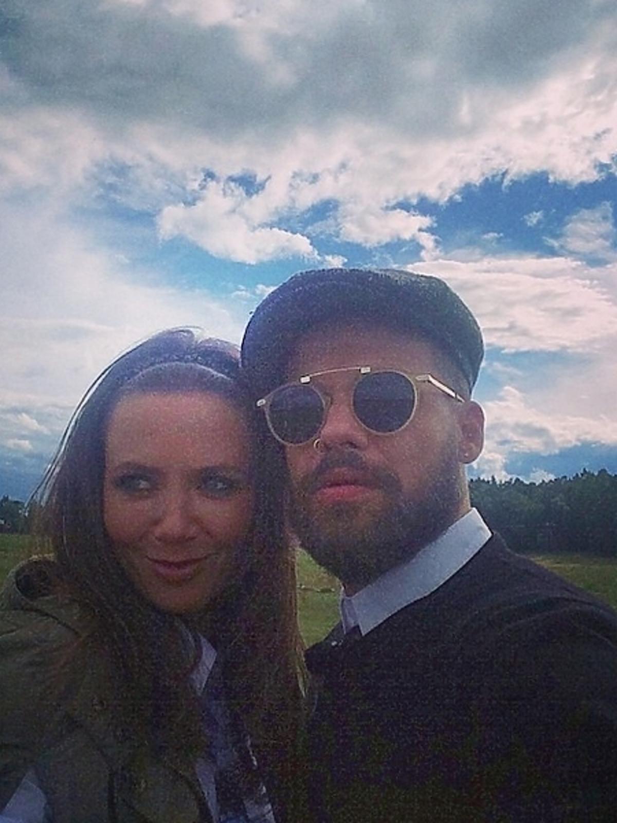 Kinga Rusin i Michał Piróg na planie Top Model