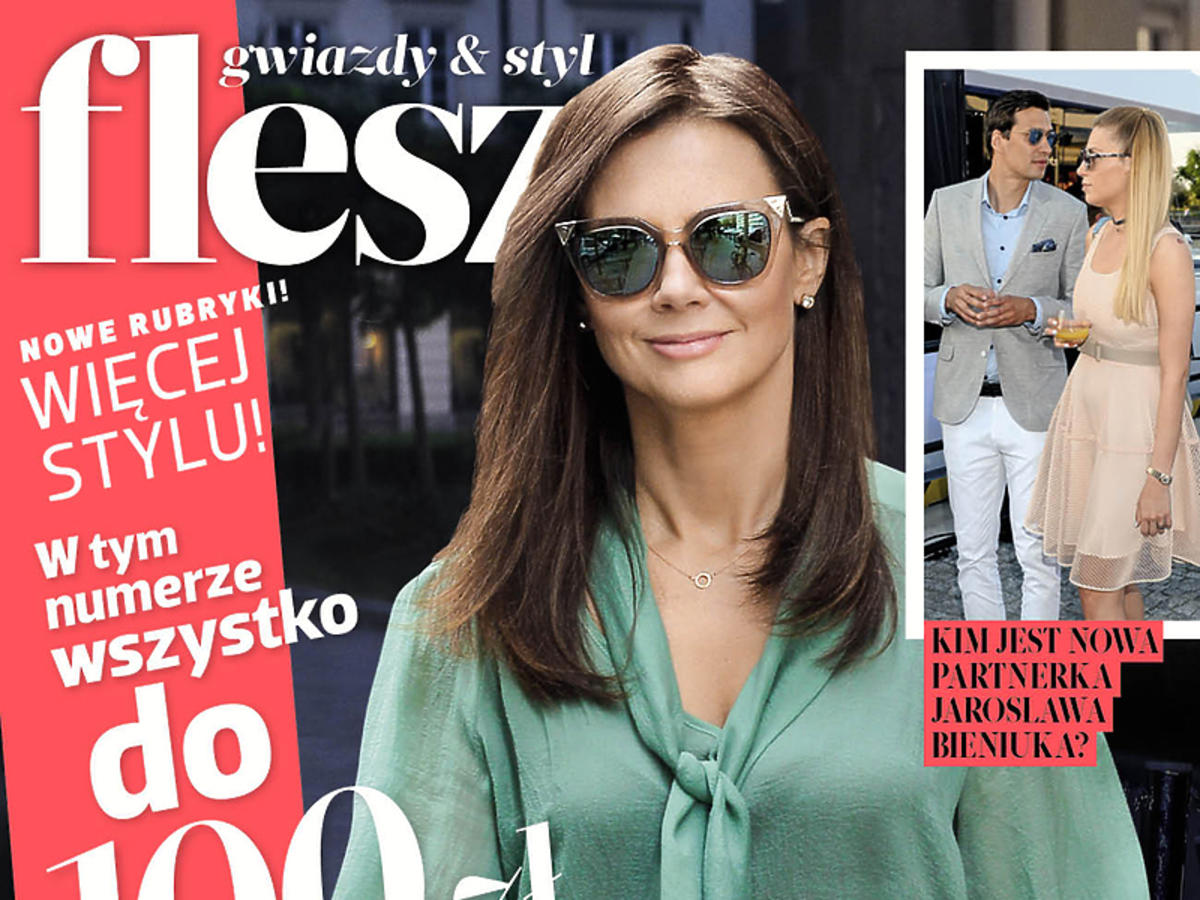 Kinga Rusin na okładce Flesza