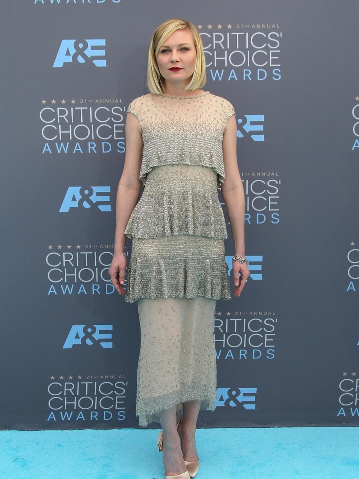 Kirsten Dunst na Critics Choice Awards 2016