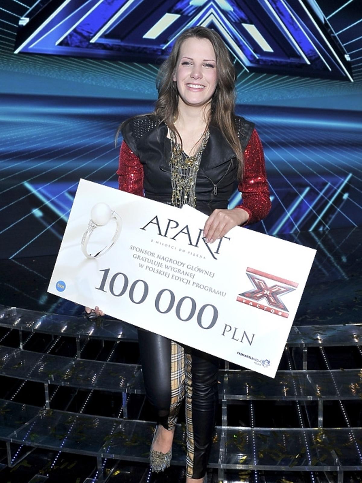 Klaudia Gawor podczas finału X-Factor 3
