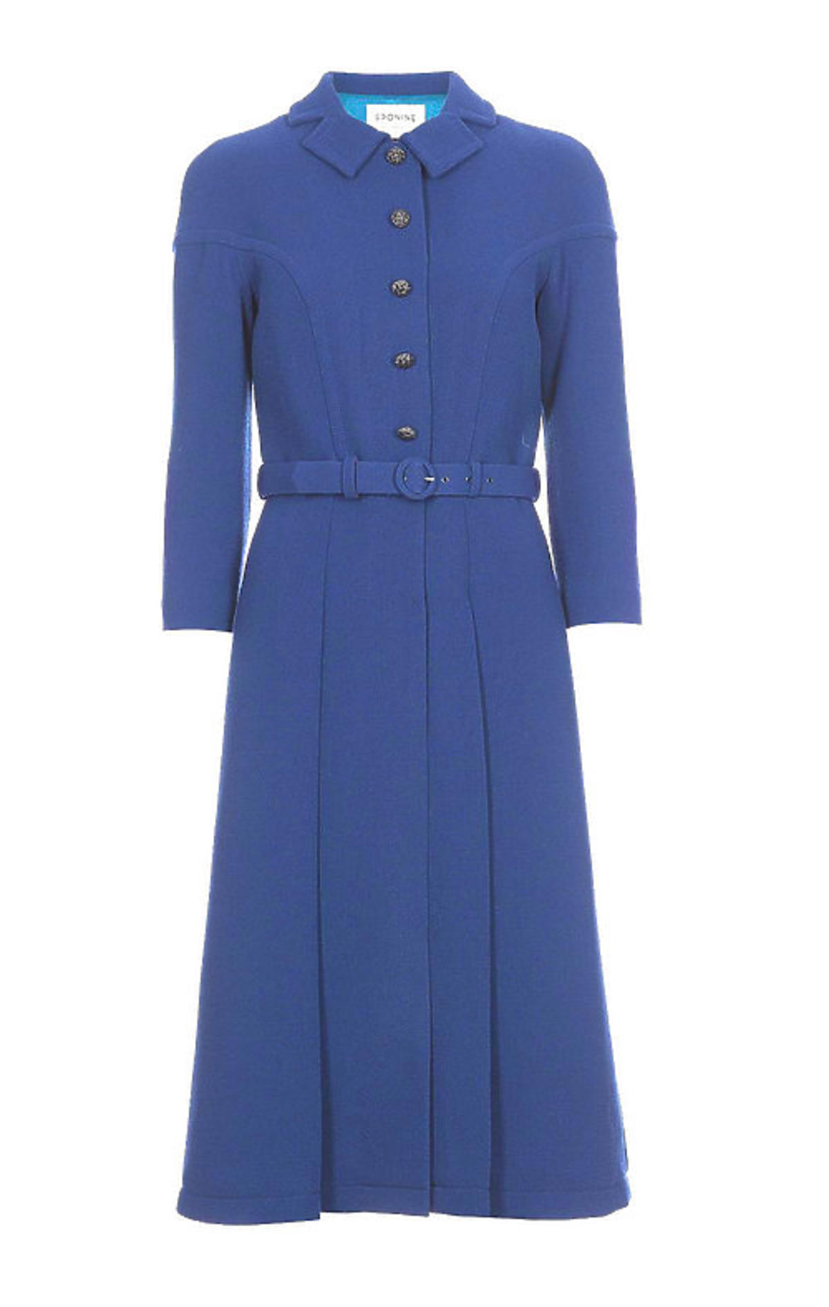 kobaltowa sukienka Eponine London