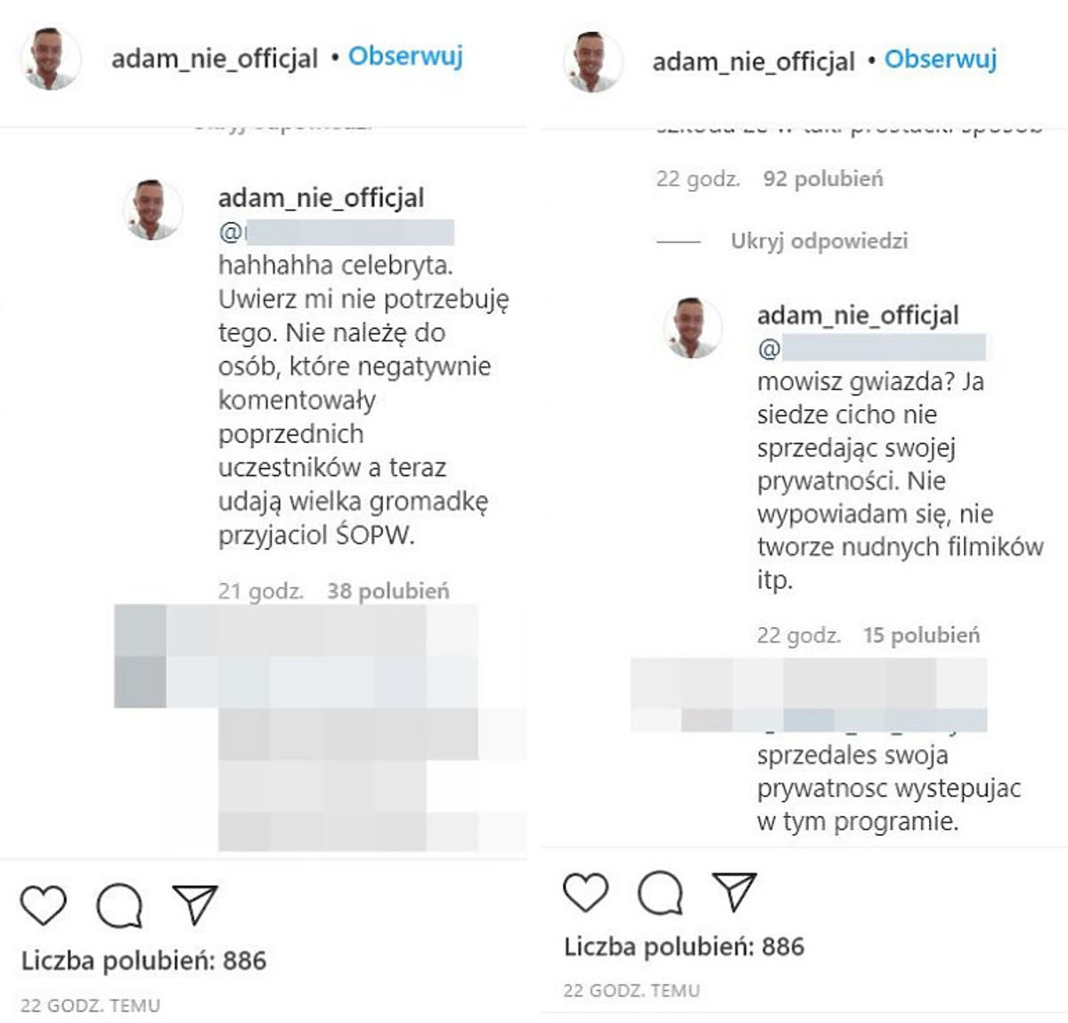 Komentarze Adama ze 