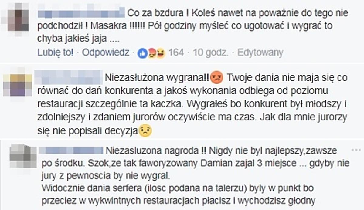 Komentarze fanów po zwycięstwie Mateusza Zielonki w 