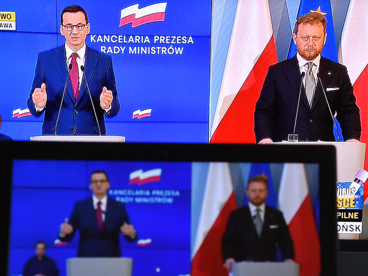 Konferencja prasowe Mateusza Morawieckiego
