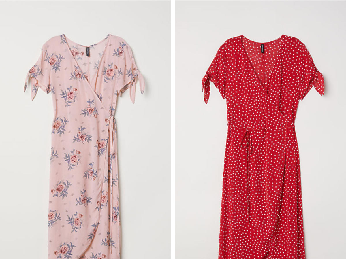 Kopertowa sukienka H&M