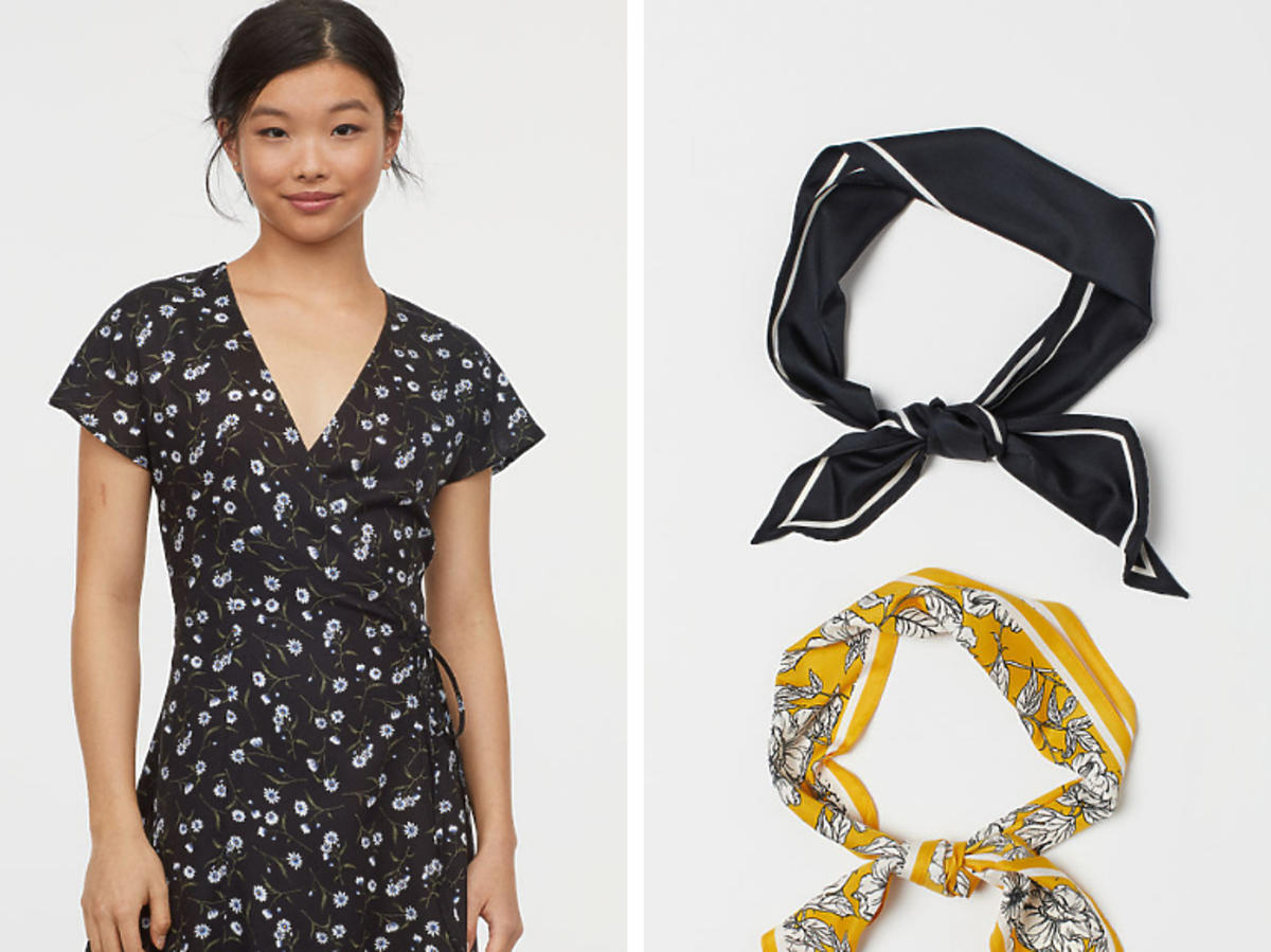 Kopertowa sukienka H&M cena 34,90 zł